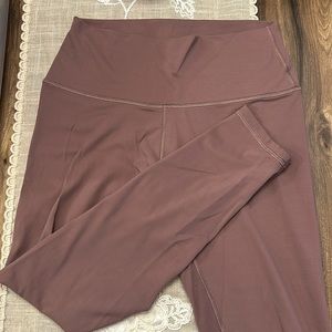 Lululemon Size 10 Mauve Pink Dark Lilac Leggings